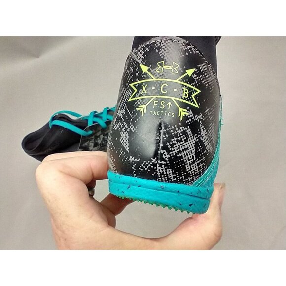 Under Armour Bandit XC Spikes Track Shoes Blue Black Mens 11.5 Sneakers Racing - Picture 16 of 16